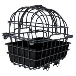 Net og bakke til BikePartner Herning hundekurv – sort alu 46x34x22 cm
