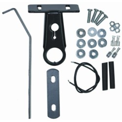 Kurv BikePartner Randers Sort Front Net L31xB24xH22cm m/st.stamme beslag.  Barne 22-24"