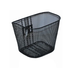 Kurv BikePartner Kolding Sort Front Net L20xB26xH20cm m/bøjle+1" beslag 16-20"