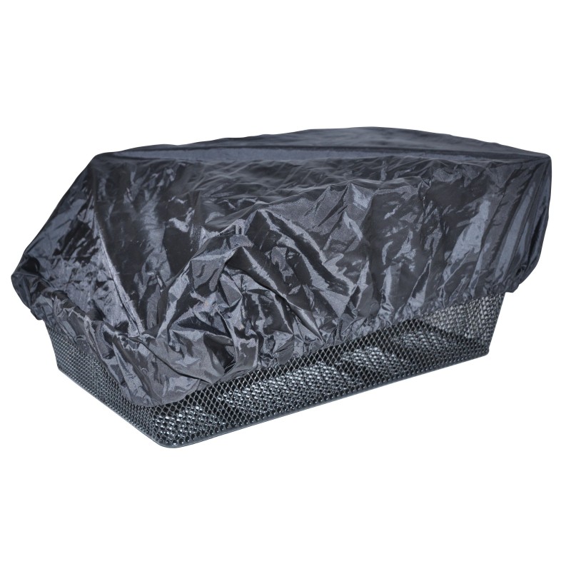 BikePartner regnslag til cykelkurv bag – sort vandtæt overtræk str. L