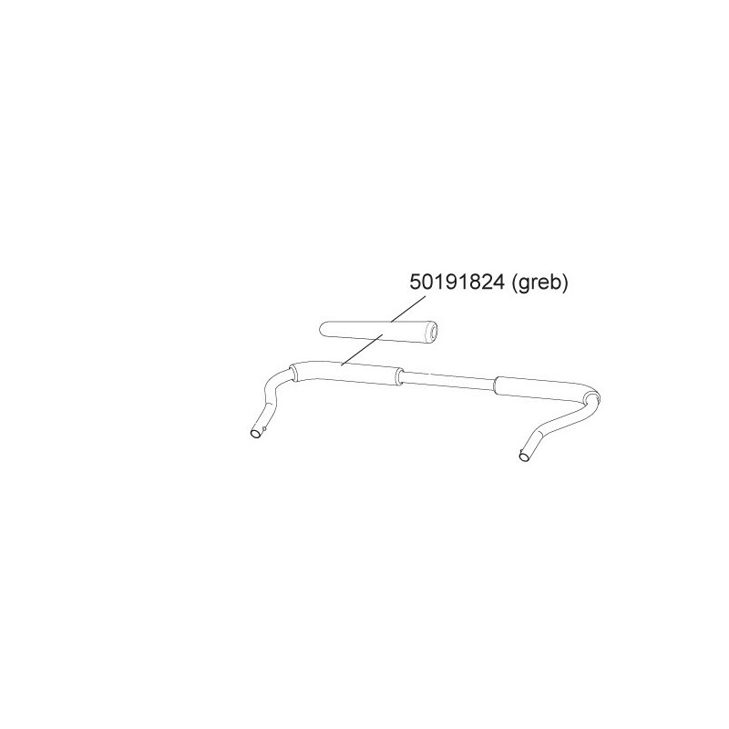 Coaster XT greb THULE Trailer Reservedel 177,4mm skum greb