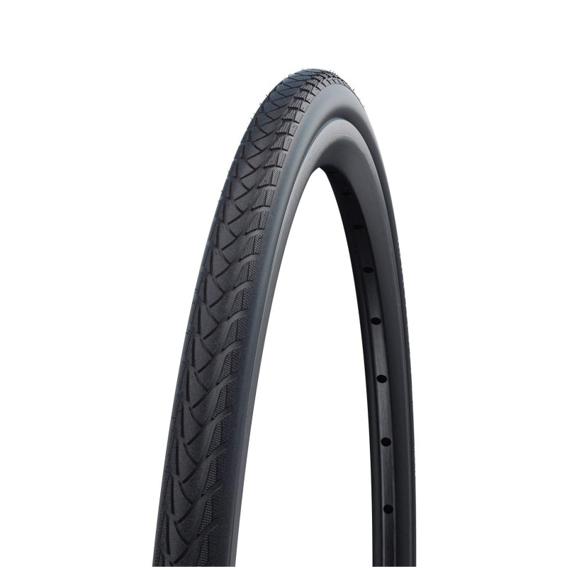 Dæk Schwalbe 24x1,00 Sort Marathon plus Black´n Roll org. nr. 10283440.01 (25-540)Kan bruges indendørs