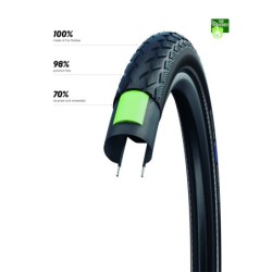 Dæk Schwalbe 700x35C Sort Marathon GreenGuard R org. nr. 11100007(37-622)