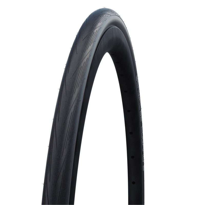 Dæk Schwalbe 700x25C Sort Lugano II KevlarGuard 11159018 (25-622)