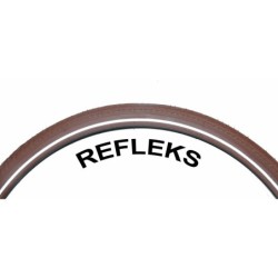 Schwalbe Road Cruiser 700x40C brun dæk med mønster og K-Guard