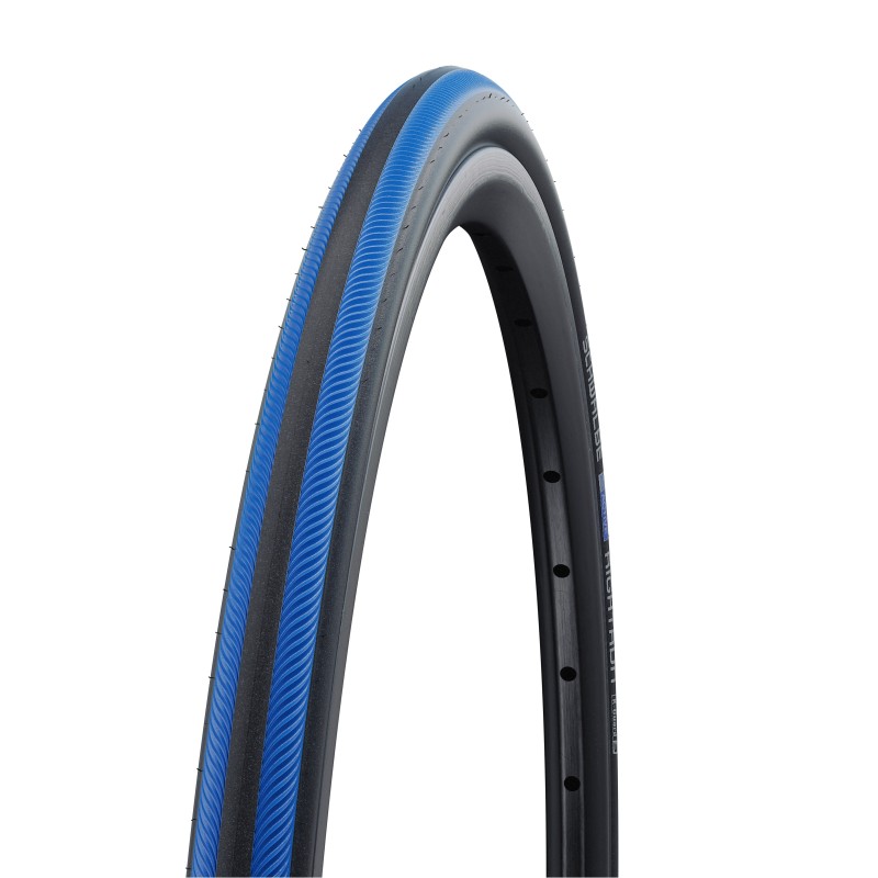 Dæk Schwalbe Rightrun 24x1,00 KevlarGuard sort/blå (25-540)