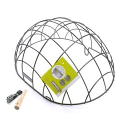 Net til Basil Pluto hundekurv front – sort sikkerhedsnet til cykelkurv 53007