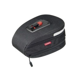 KLICKfix Micro200 sadeltaske med adapter – udvidelig cykeltaske med lygteholder