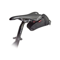 KLICKfix Micro80 Plus sadeltaske med adapter og ekstra rum - 0,8 liter