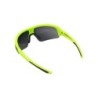 Solbrille BBB Impulse mat neon gul stel røg+klar+gul linse BSG-62  MLC 9 lags linse, grilamid stel