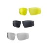 Solbrille BBB FullView Sort stel røg+klar+gul linse BSG-63  MLC 9 lags linse, grilamid stel