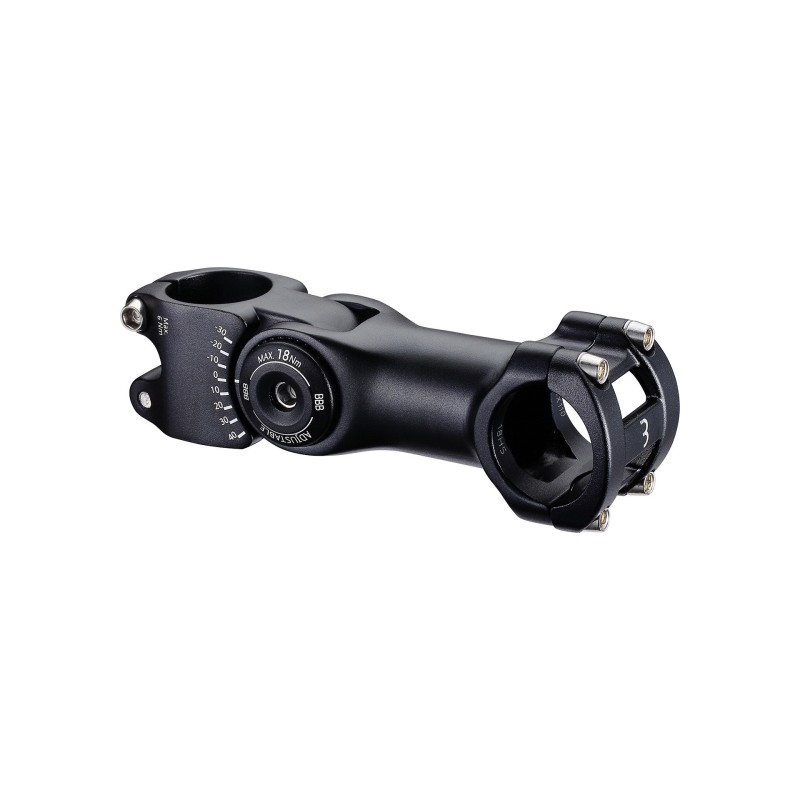 Frempind BBB HighSix OS Sort 110mm justerbar ø31,8mm BHS-29 AL 6061 1-1/8