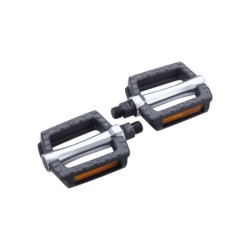 Pedal BBB SteadyRest Sort/grå m. CrMo aksel 9/16 BPD-45