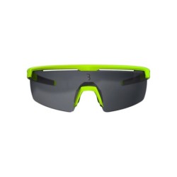 Solbrille BBB Avenger Neon gul stel røg+klar+gul linse BSG-57  MLC 9 lags linse, grilamid stel