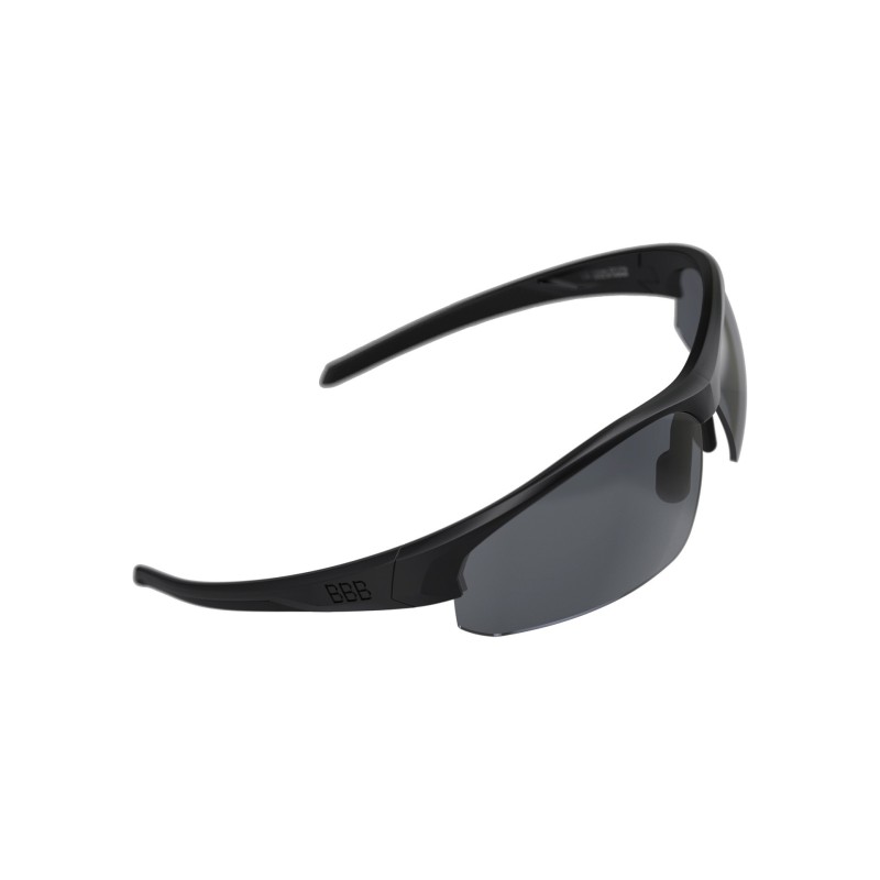 Solbrille BBB Impress Matsort stel røg+klar+gul linse BSG-58 MLC 9 lags linse og hi-impact stel