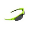 Solbrille BBB Impress Neon gul stel, røg, klar og gul line BSG-58 MLC 9 lags linse og hi-impact stel