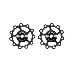 Kædeførerhjul Cema Aluminium (sort) 11T Shim/Sram 9/10/11  RF Stål SRC-JW-B001-SS