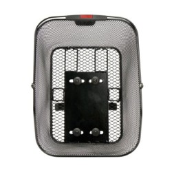 Klickfix City II cykelkurv bag – sort netkurv 20L med KorbKlip quick release