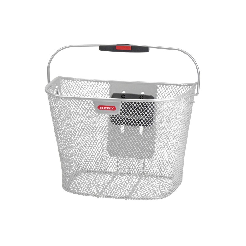 Kurv KLICKFIX Uni Sølv Net Front 35x26x25cm 16L Max 7kg 0397KSI(10)