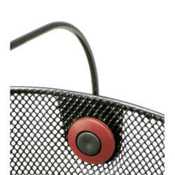 KLICKfix UniLux sort frontkurv med lygteholder og håndtag