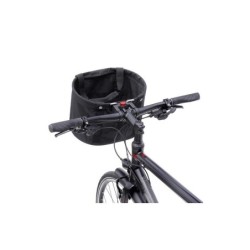 KLICKfix Shopper Comfort cykeltaske sort 24L – med regnslag og håndtag