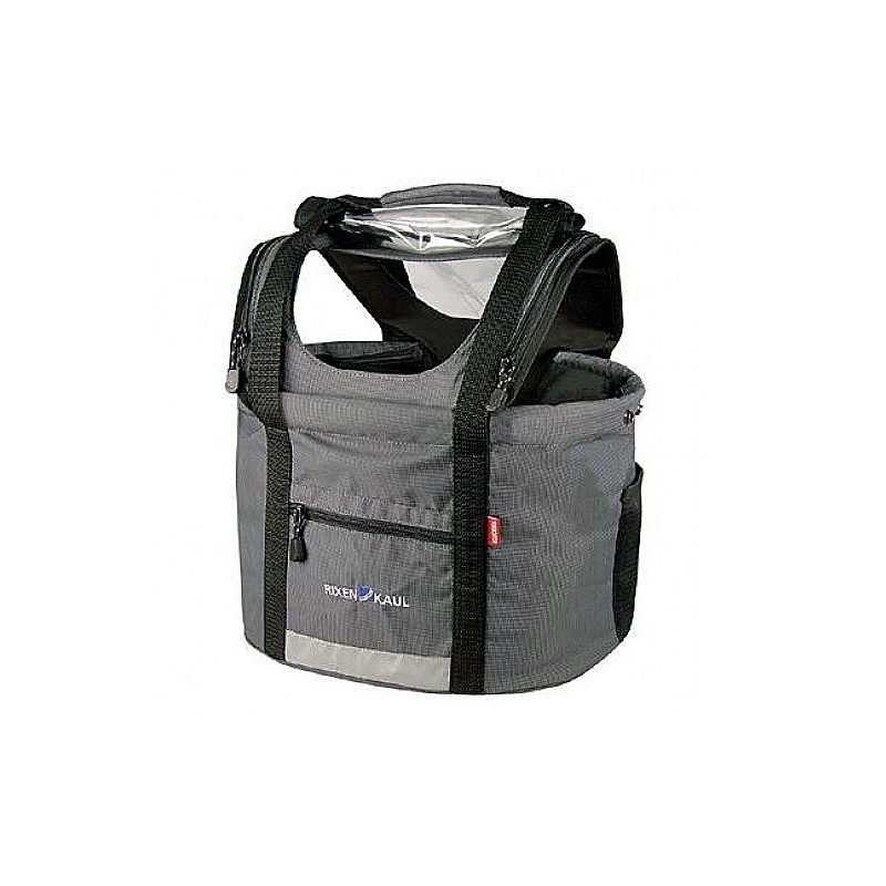 Hundetaske til cykel - Klickfix Doggy basket med overtræk.