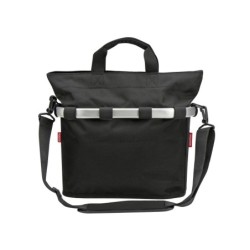 Klickfix Reisenthel Oval Small cykeltaske sort – set fra siden