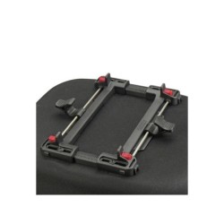 klickfix uniklip beslag på bagsiden af cykeltaske