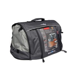 Klickfix Doggy dækken monteret på KF399 kurv med rude og lynlåse