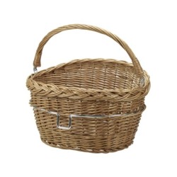 Cykelkurv foran i flettet pileflet