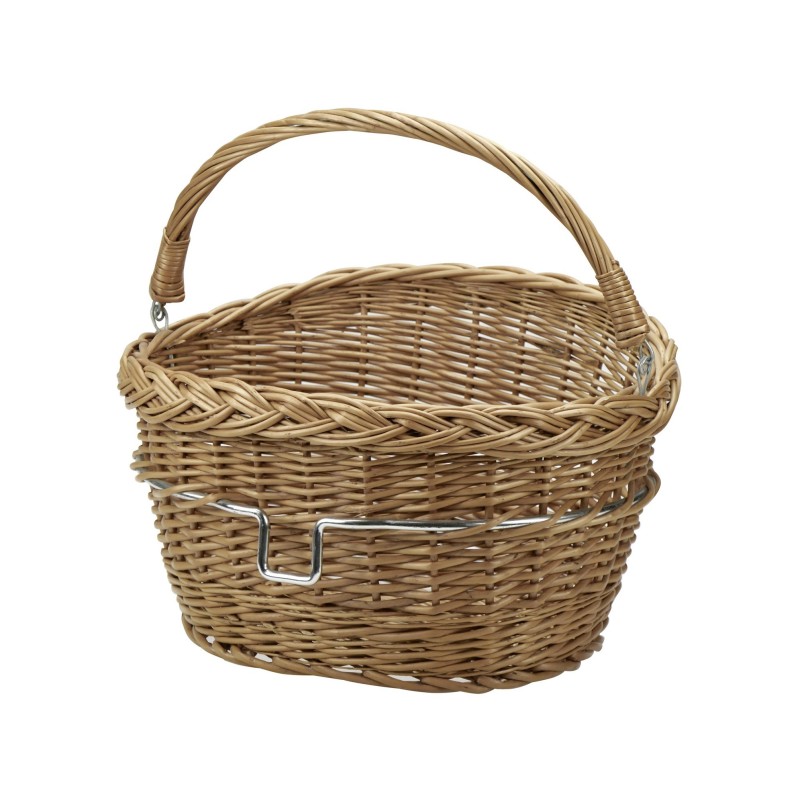 Cykelkurv foran i flettet pileflet