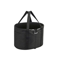 KLICKfix Shopper kurvetaske sort – cykeltaske til styrmontering med håndtag, 24L