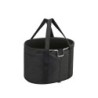 KLICKfix Shopper kurvetaske sort – cykeltaske til styrmontering med håndtag, 24L