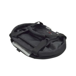 KLICKfix Shopper kurvetaske sort – cykeltaske til styrmontering med håndtag, 24L