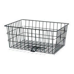 Klickfix Unix III bagkurv sort – 40L trådkurv med GTA kobling, størrelse 3