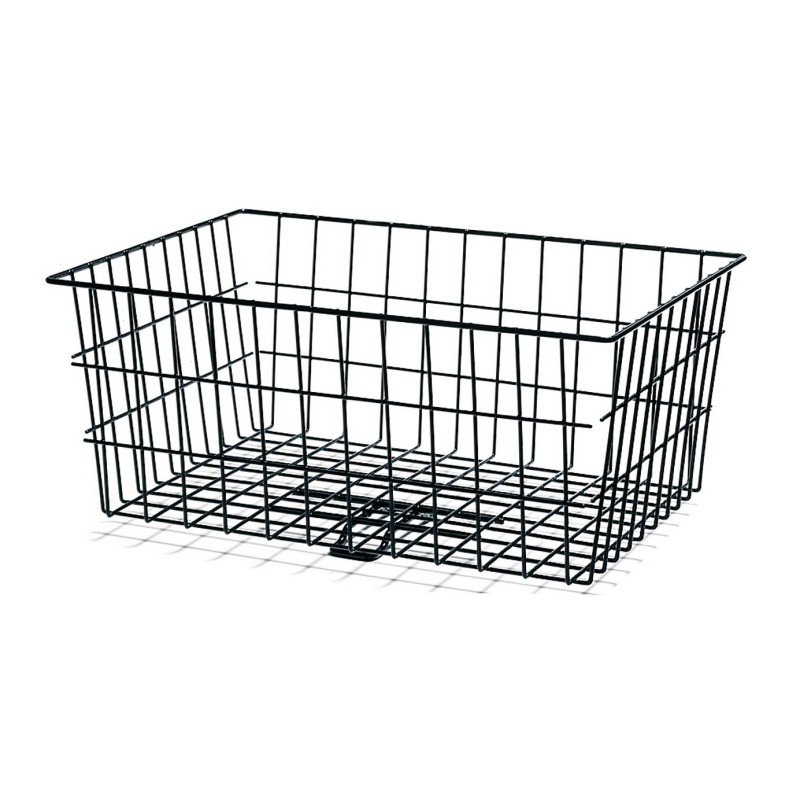 Klickfix Unix III bagkurv sort – 40L trådkurv med GTA kobling, størrelse 3