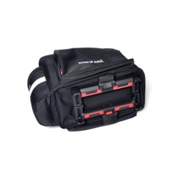 klikbeslag Uniklip på bagsiden af cykeltasken