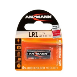 Element / Batteri ANSMANN (10) LR1 (1 stk. blister) Alkaline