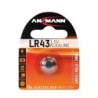 Element / Batteri ANSMANN (10) LR43 1,5V (1 stk. blister) Alkaline 186 V12GA RW84 (10)