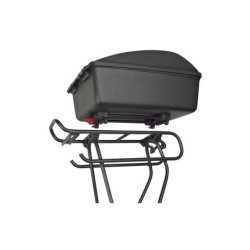 Klickfix Racktime bagageboks 12L – aflåselig topboks til cykel med klikmontering
