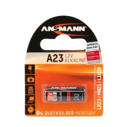 Element / Batteri ANSMANN (10) V23GA 12V (1 stk. blister) Alkaline A23 23GA MN21 LRV08