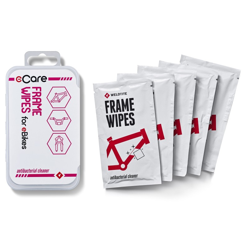 Cleaning Wipes Cykelstel eCare (x5) Weldtite