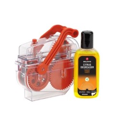 Kæderenseboks inkl. 75 ml Citrus degreaser  Chain Cleaning Machine Dirtwash  Weldtite