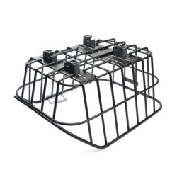 Basil Cento ALU WSL cykelkurv sort monteret bag på elcykel