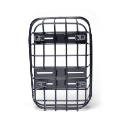 Basil Cento ALU WSL cykelkurv sort monteret bag på elcykel