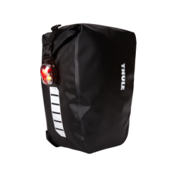 Thule Shield Pannier Small – vandtæt sort cykeltaskesæt 2x13L med refleks