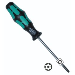 Torx skruetrækker WERA Grøn Tamper 10 - 161mm Org. nr. 05138260001