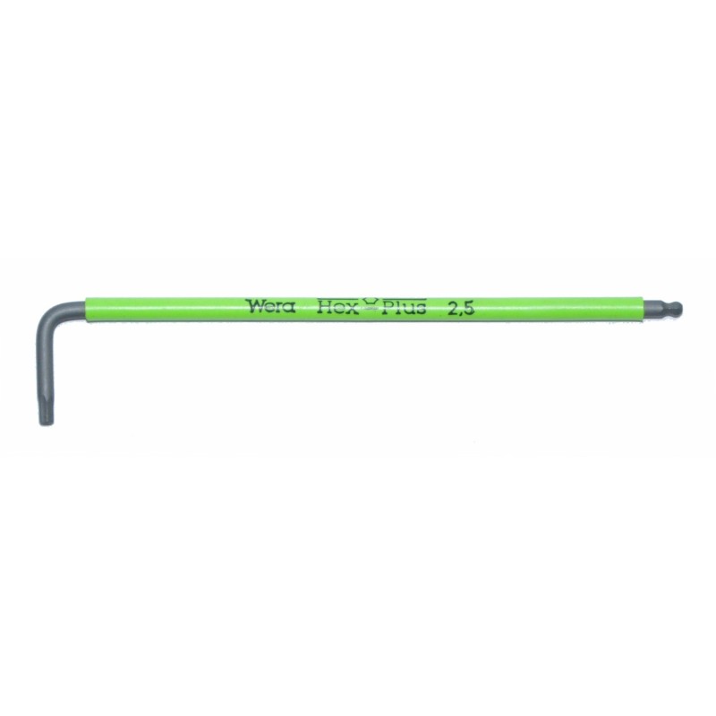 UNBRACONØGLE M. KUGLE WERA MULTICOLOR 2,5 MM UNBRACONØGLE M. KUGLE WERA MULTICOLOR 2,5 MM