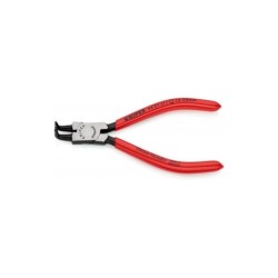 KNIPEX låseringstang m. vinkel til indvendige  ringe i boring. Kapacitet til boringsdiameter:  Ø 12-25 mm. Spidser: Ø 1,3 mm.