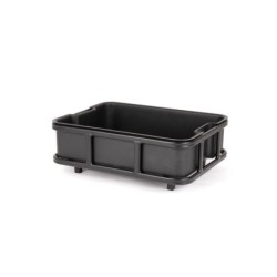 AtranVelo Bakery Crate cykelkurv med AVS og plastkasse – 10 liter, sort